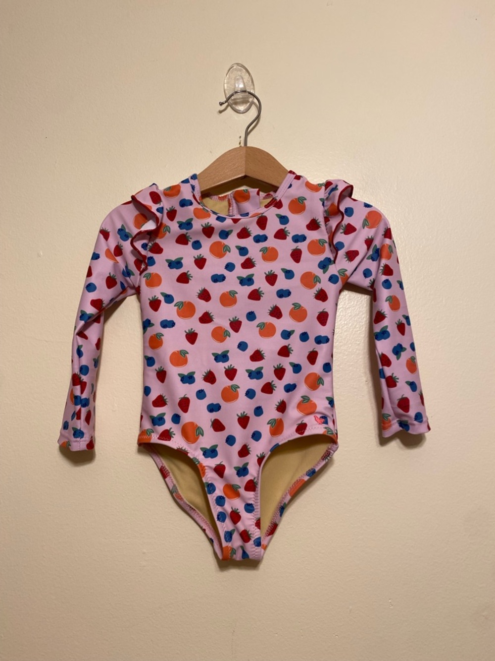 Pink Chicken Yellow Swimwear with Pink Trim - 2Y